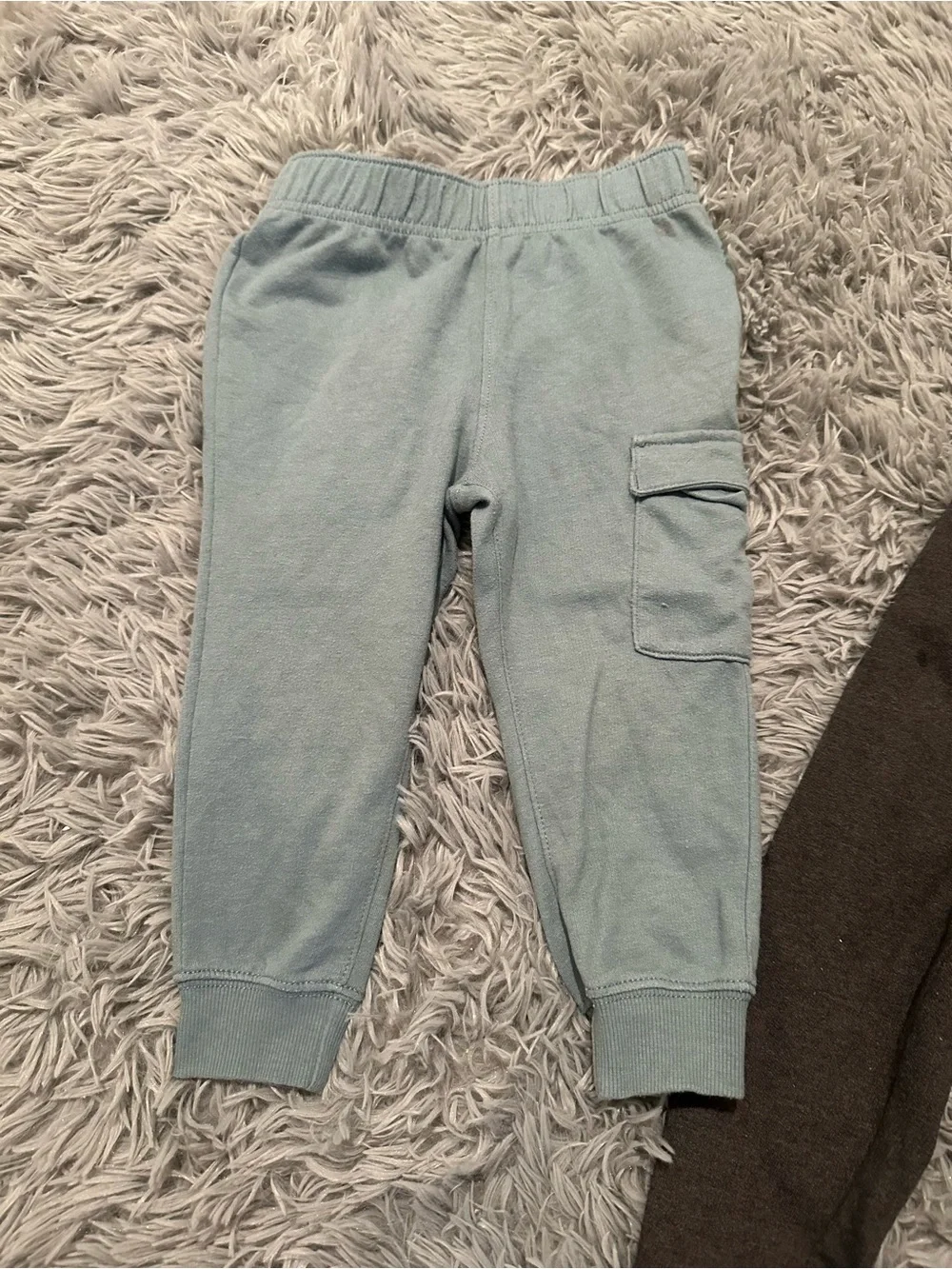 Bundle of 3T Joggers Light Blue and Charcoal Gray Carters casual fall winter